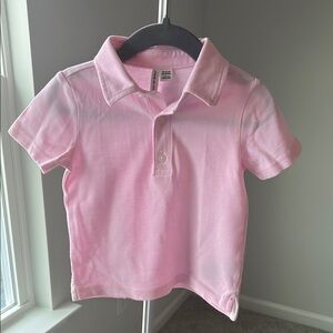 Janie and Jack Pink Polo Shirt Short Sleeve Excellent Condition 18-24 months
